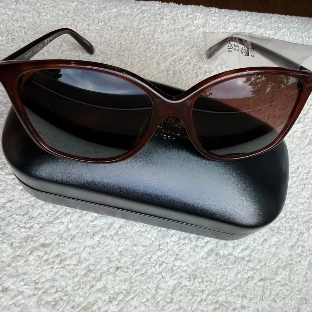 NEW Coach HC8271U L1101 Dark Tortoise Sunglasses
